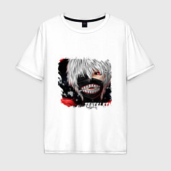 Мужская футболка оверсайз MASKED TOKYO GHOUL