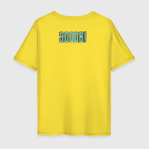 Мужская футболка оверсайз Скуби-Ду / Желтый – фото 2