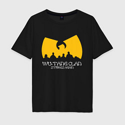 Футболка оверсайз мужская Wu-Tang Clan, цвет: черный