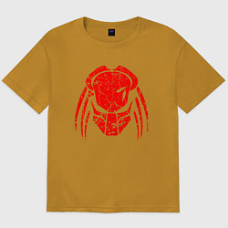Футболка оверсайз мужская PREDATOR, цвет: горчичный