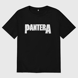 Футболка оверсайз мужская Pantera, цвет: черный