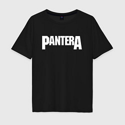 Футболка оверсайз мужская PANTERA, цвет: черный