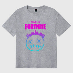 Футболка оверсайз мужская TRAVIS SCOTT X FORTNITE, цвет: меланж