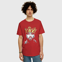 Футболка оверсайз мужская Ice Cube King, цвет: красный — фото 2