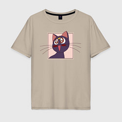 Мужская футболка оверсайз Luna, Sailor Moon