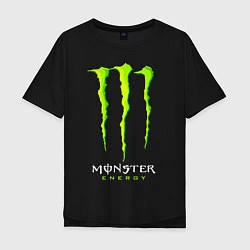 Футболка оверсайз мужская MONSTER ENERGY, цвет: черный