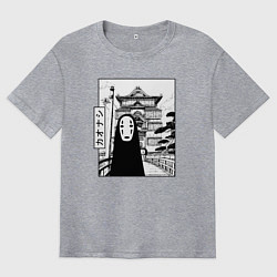 Мужская футболка оверсайз No-Face Spirited Away Ghibli