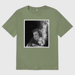 Футболка оверсайз мужская MASK, цвет: авокадо