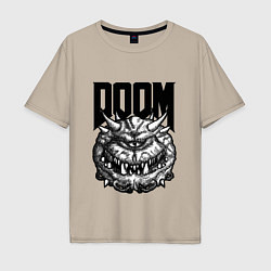 Мужская футболка оверсайз КАКОДЕМОН DOOM Z