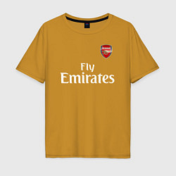 Футболка оверсайз мужская ARSENAL, цвет: горчичный