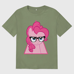 Футболка оверсайз мужская Pinky Pie hipster, цвет: авокадо