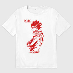 Футболка оверсайз мужская JoJo Bizarre Adventure, цвет: белый