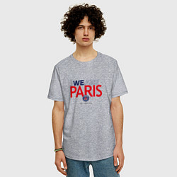 Футболка оверсайз мужская PSG We Are Paris 202223, цвет: меланж — фото 2