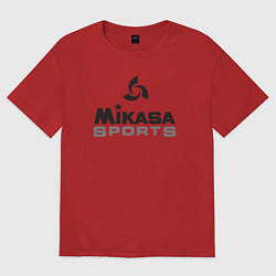 Футболка оверсайз мужская MIKASA SPORTS, цвет: красный