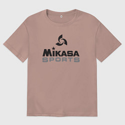 Футболка оверсайз мужская MIKASA SPORTS, цвет: пыльно-розовый