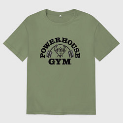 Футболка оверсайз мужская GYM, цвет: авокадо