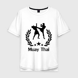 Мужская футболка оверсайз Muay Thai: High Kick