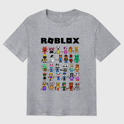 Футболка оверсайз мужская ROBLOX PIGGY, цвет: меланж