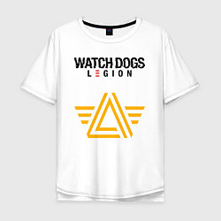 Футболка оверсайз мужская ЧВК Watch Dogs Legion, цвет: белый