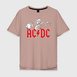 Мужская футболка оверсайз ACDC