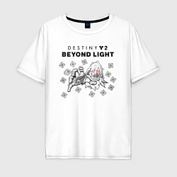 Футболка оверсайз мужская Destiny 2: Beyond Light, цвет: белый