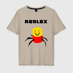 Футболка оверсайз мужская ROBLOX, цвет: миндальный