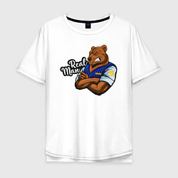 Мужская футболка оверсайз Крутой медведь mr Bear