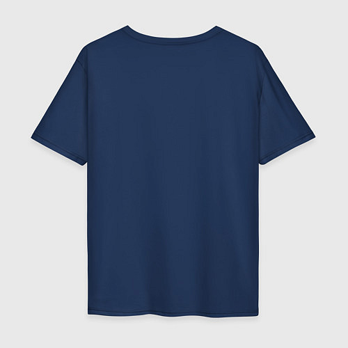 Мужская футболка оверсайз Friends Елочка с подарками / Тёмно-синий – фото 2