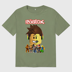 Футболка оверсайз мужская ROBLOX, цвет: авокадо