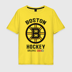 Футболка оверсайз мужская BOSTON BRUINS NHL, цвет: желтый