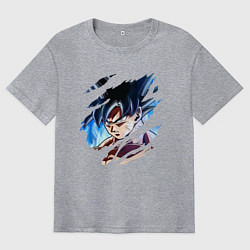 Футболка оверсайз мужская Dragon Ball, цвет: меланж