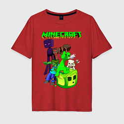 Мужская футболка оверсайз Minecraft