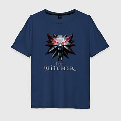 Футболка оверсайз мужская The Witcher, цвет: тёмно-синий