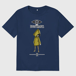 Футболка оверсайз мужская Little Nightmares, цвет: тёмно-синий