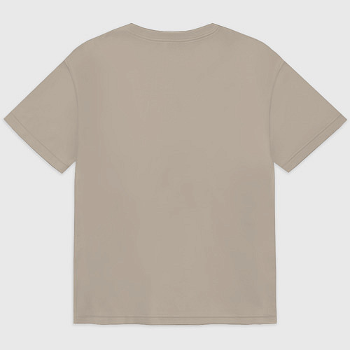 Мужская футболка оверсайз Little Nightmares 2 / Миндальный – фото 2