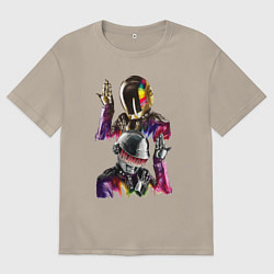 Мужская футболка оверсайз Daft Punk
