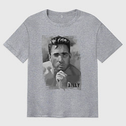 Футболка оверсайз мужская Гачи Билли Херрингтон арт, цвет: меланж