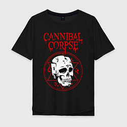 Футболка оверсайз мужская CANNIBAL CORPSE, цвет: черный