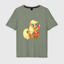 Футболка оверсайз мужская Applejack, цвет: авокадо