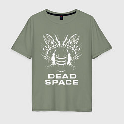 Футболка оверсайз мужская DEAD SPACE МЁРТВЫЙ КОСМОС, цвет: авокадо