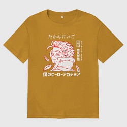 Мужская футболка оверсайз Моя геройская академия Ястреб