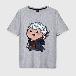 Футболка оверсайз мужская Baby Nero, цвет: меланж