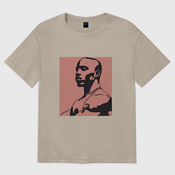 Футболка оверсайз мужская DMX Legend, цвет: миндальный