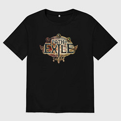Футболка оверсайз мужская Path of Exile, цвет: черный