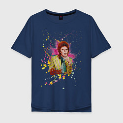 Мужская футболка оверсайз David Bowie Art