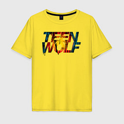 Футболка оверсайз мужская Teen Wolf, цвет: желтый