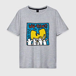 Футболка оверсайз мужская Wu-Tang People, цвет: меланж