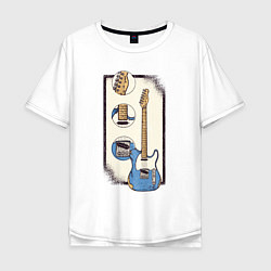 Мужская футболка оверсайз Fender Telecaster