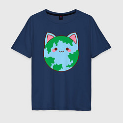 Мужская футболка оверсайз World cat