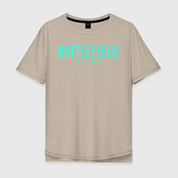 Мужская футболка оверсайз Battlefield 2042 logo